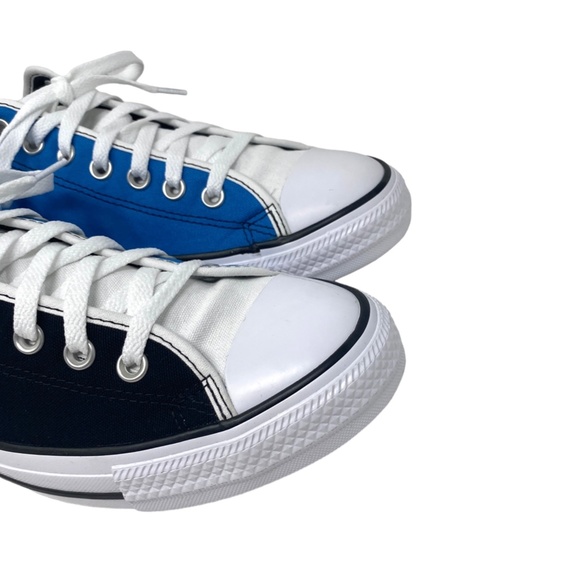 Converse Ctas Low Skate Shoes Men Sneaker Black Blue Canvas Custom 168958C-WBBW - Picture 5 of 10